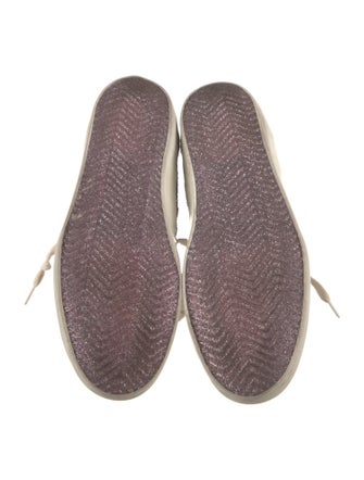 Golden Goose Glitter Printed Sneakers