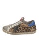 Golden Goose Ponyhair Animal Print Sneakers