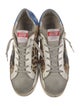 Golden Goose Ponyhair Animal Print Sneakers