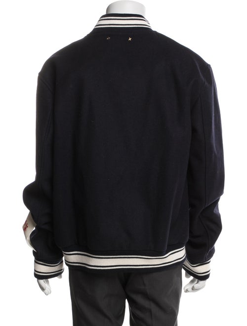Golden Goose Virgin Wool Striped Varsity Jacket