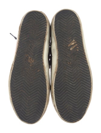 Golden Goose Glitter Distressed Accents Sneakers