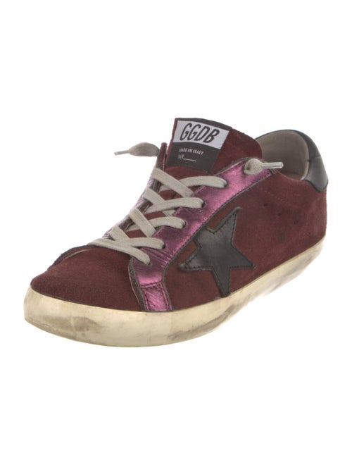 Golden Goose Suede Distressed Accents Sneakers