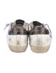 Golden Goose Leather Printed Sneakers