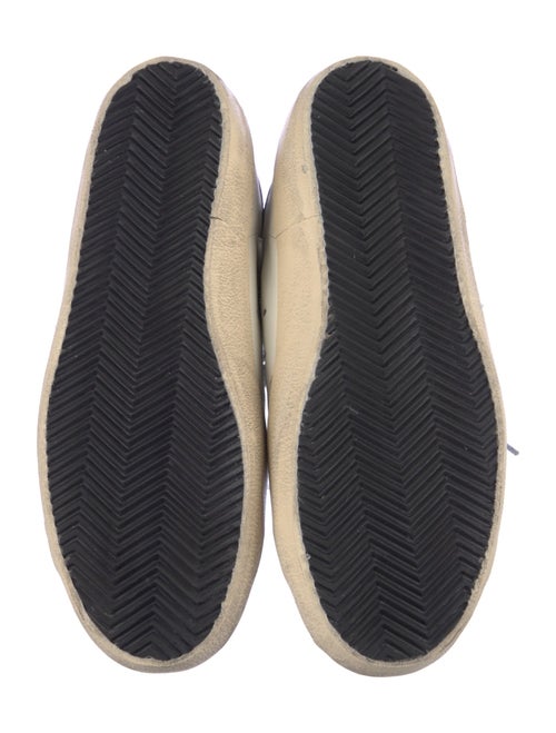 Golden Goose Leather Printed Sneakers