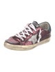 Golden Goose Leather Printed Sneakers