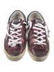 Golden Goose Leather Printed Sneakers