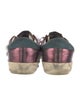 Golden Goose Leather Printed Sneakers