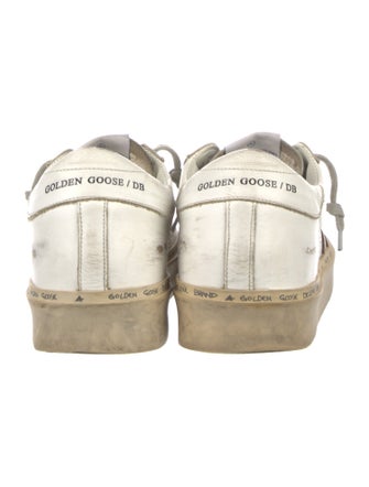 Golden Goose Leather Distressed Accents Sneakers