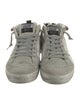 Golden Goose Leather Graphic Print Sneakers