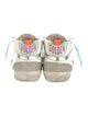 Golden Goose Leather Printed Sneakers