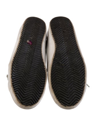 Golden Goose Leather Printed Sneakers