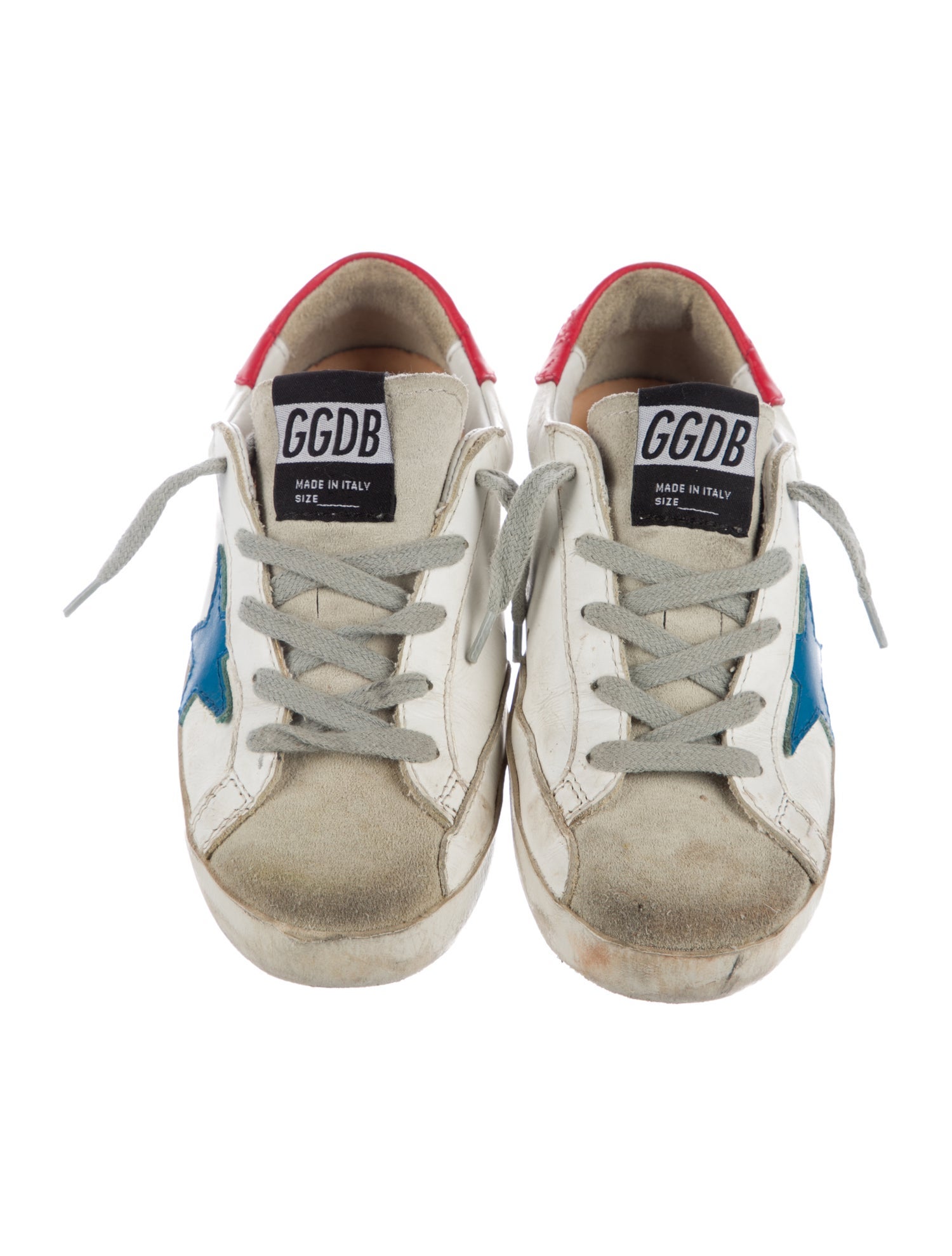 Golden Goose Kids' Low-Top Distressed Sneakers