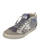 Golden Goose Glitter Printed Sneakers