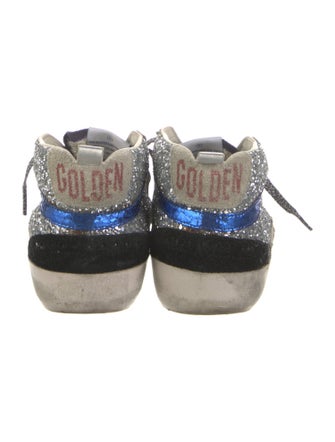 Golden Goose Glitter Printed Sneakers
