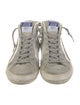 Golden Goose Leather Colorblock Pattern Sneakers