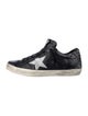 Golden Goose Leather Colorblock Pattern Sneakers