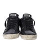 Golden Goose Leather Colorblock Pattern Sneakers