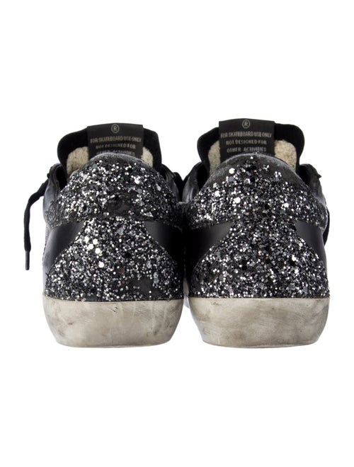 Golden Goose Leather Colorblock Pattern Sneakers