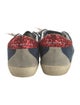 Golden Goose Suede Glitter Accents Sneakers