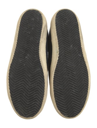 Golden Goose Suede Glitter Accents Sneakers