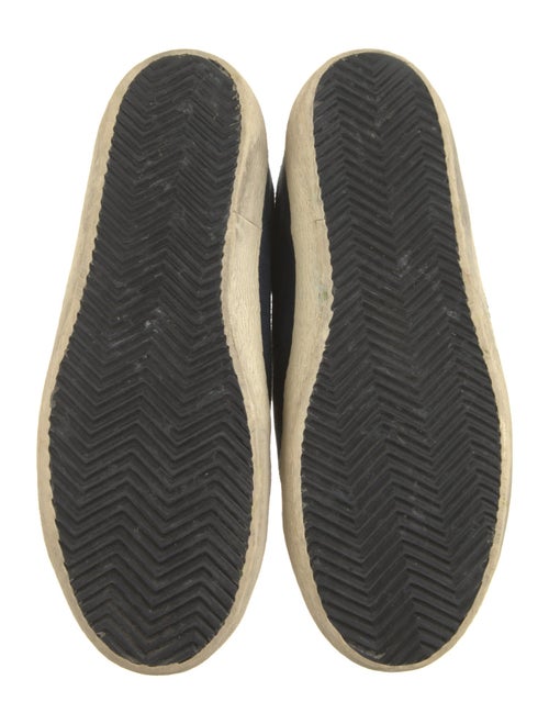 Golden Goose Suede Glitter Accents Sneakers