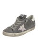 Golden Goose Suede Glitter Accents Sneakers