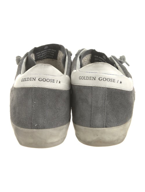 Golden Goose Suede Glitter Accents Sneakers