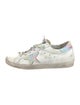 Golden Goose Leather Distressed Accents Sneakers