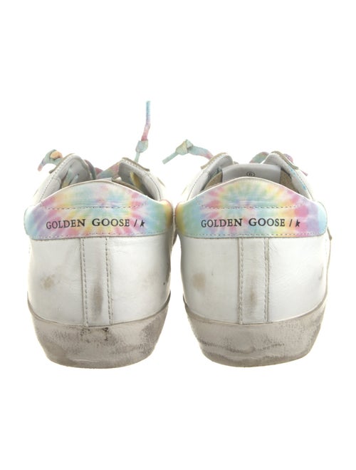 Golden Goose Leather Distressed Accents Sneakers