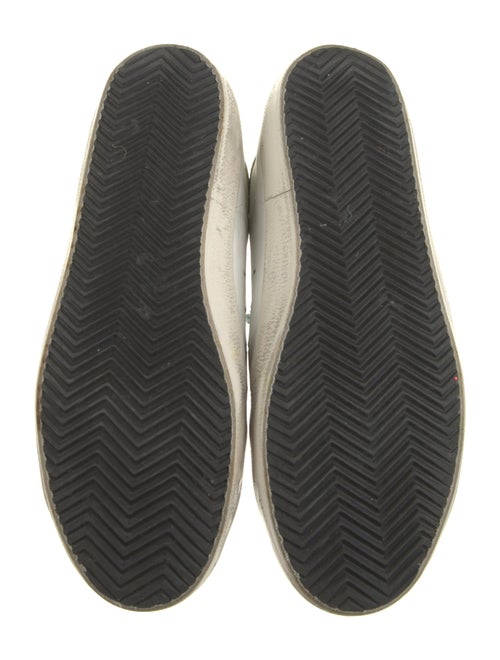 Golden Goose Leather Distressed Accents Sneakers