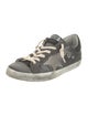 Golden Goose Leather Printed Sneakers