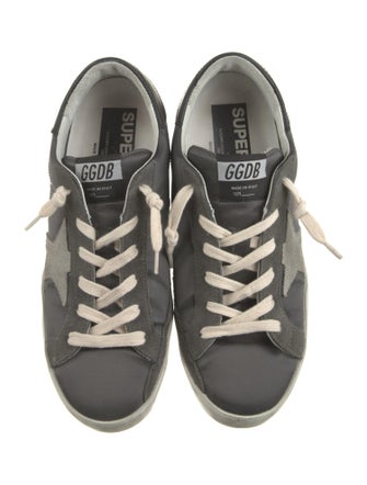 Golden Goose Leather Printed Sneakers