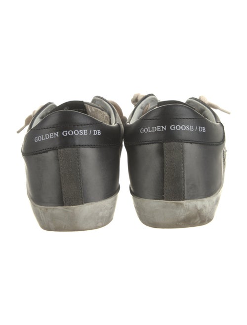 Golden Goose Leather Printed Sneakers
