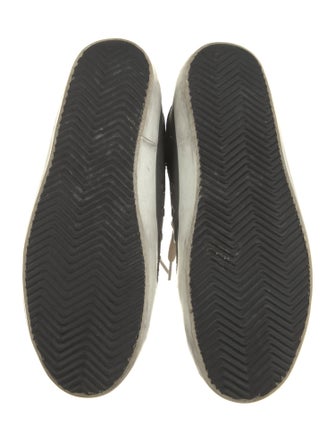 Golden Goose Leather Printed Sneakers