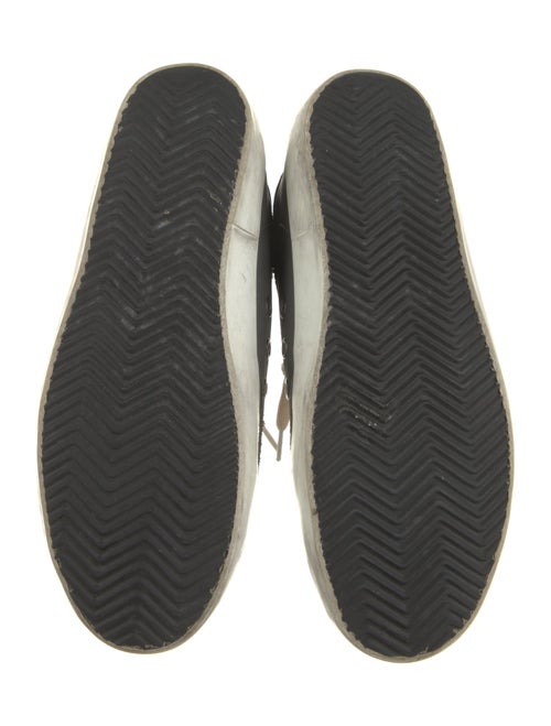 Golden Goose Leather Printed Sneakers