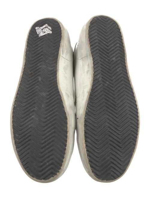 Golden Goose Leather Colorblock Pattern Sneakers