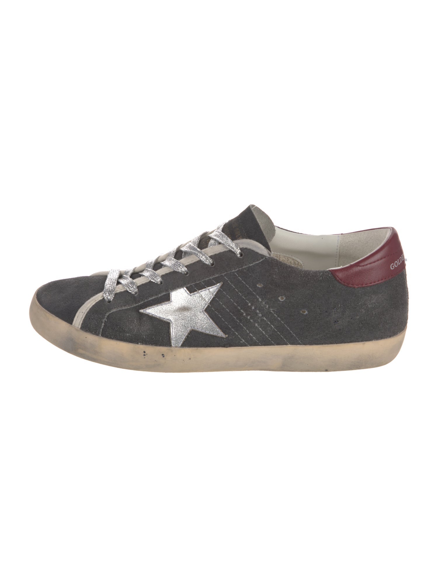 Golden Goose Suede Printed Sneakers
