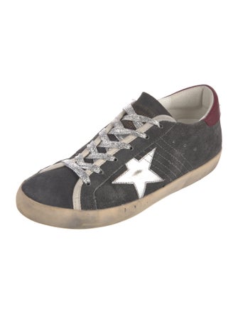 Golden Goose Suede Printed Sneakers