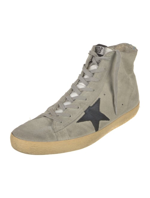 Golden Goose Suede Distressed Accents Sneakers