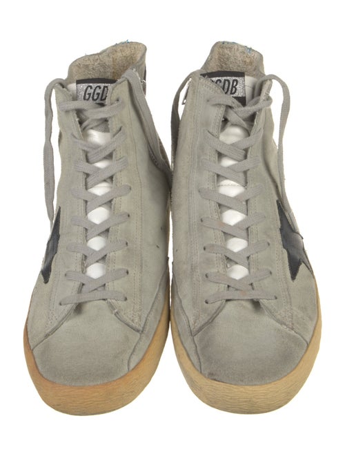 Golden Goose Suede Distressed Accents Sneakers