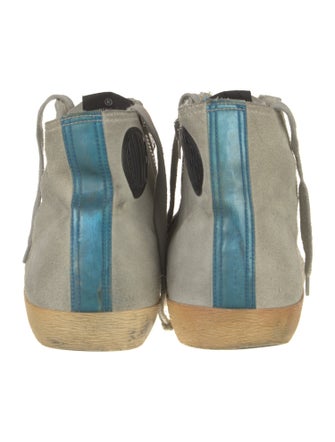 Golden Goose Suede Distressed Accents Sneakers