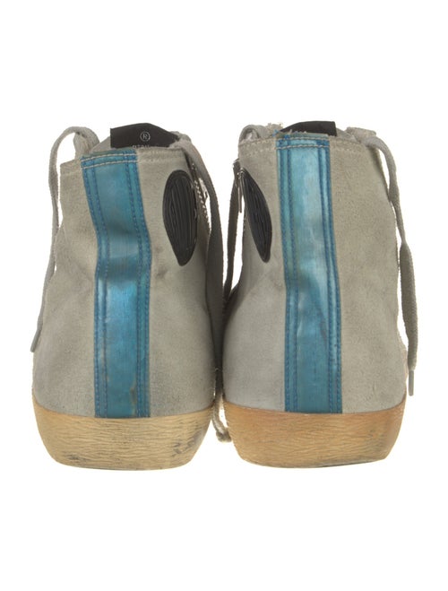 Golden Goose Suede Distressed Accents Sneakers