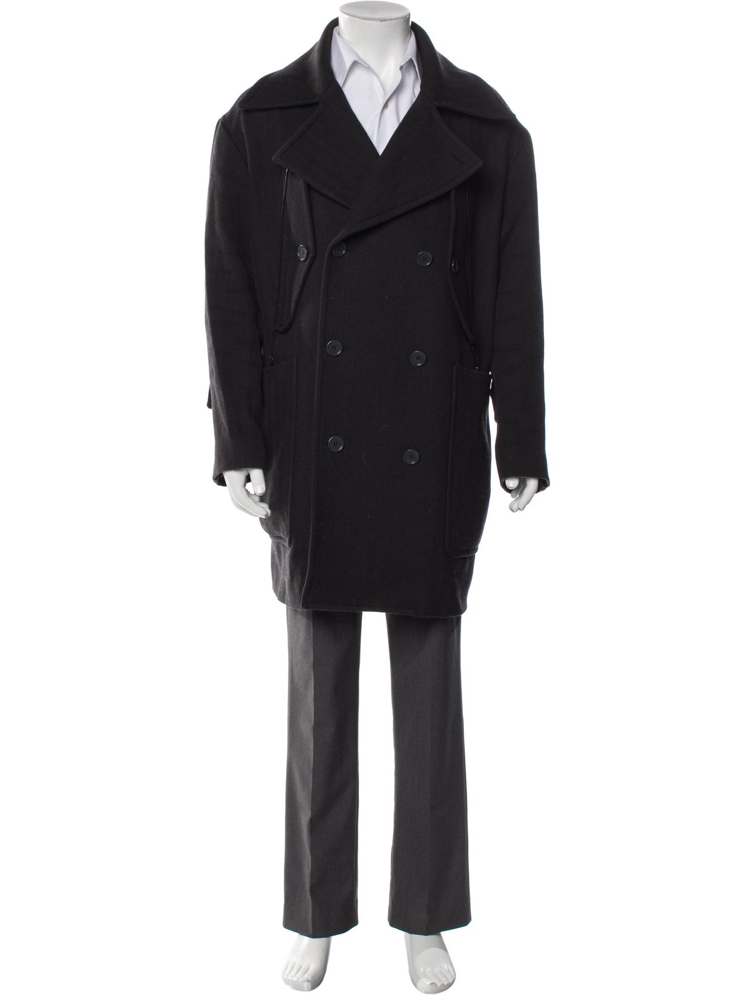 Golden Goose Virgin Wool Peacoat