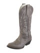 Golden Goose Leather Printed Western Boots