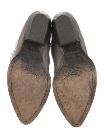 Golden Goose Leather Printed Western Boots