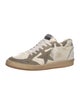 Golden Goose Leather Colorblock Pattern Sneakers