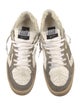 Golden Goose Leather Colorblock Pattern Sneakers