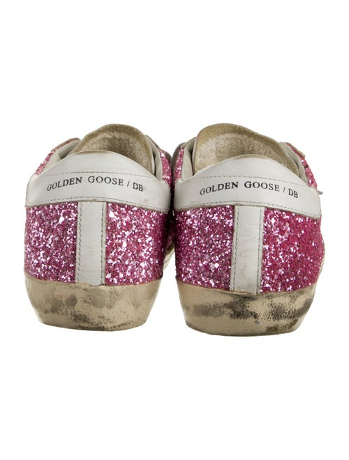 Golden Goose Glitter Graphic Print Sneakers