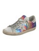 Golden Goose Leather Printed Sneakers