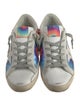 Golden Goose Leather Printed Sneakers